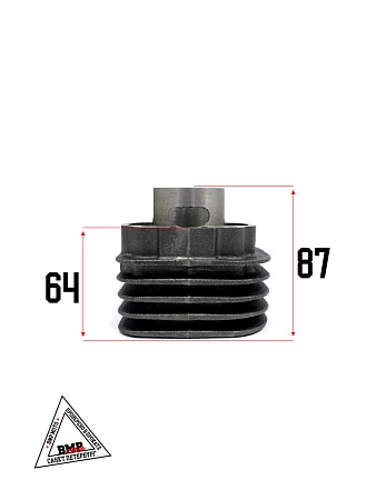 Цилиндро - поршневая группа 2T Yamaha JOG-70сс, 3KJ, D47.00мм с ГОЛОВКОЙ (SEE) (00004896)