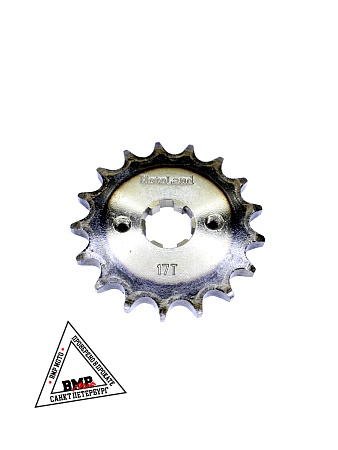 Звезда ведущая (428-17) 20мм сталь, закаленные зубья