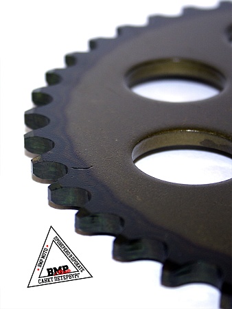 Венец, звезда ведомая (520-43) сталь, закаленные зубья CG/CB 4х90х58 BMP-moto