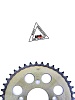 Венец, звезда ведомая (520-39) сталь, закаленные зубья CG/CB 4х90х58