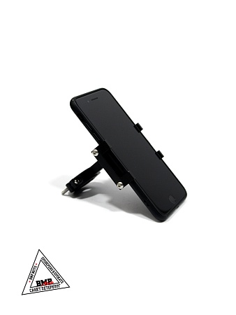 Держатель для телефона на руль (до 55*100mm) (черный, алюминий) "HUAN SEN" (D-5270)