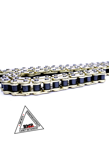 Цепь приводная 428H 132 золотая