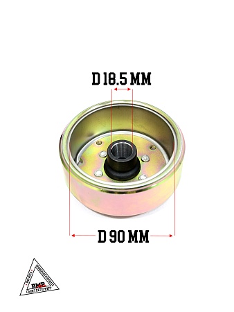 Ротор генератора 161QMK 200см3 (статор DC 8 катушек) с реверсом