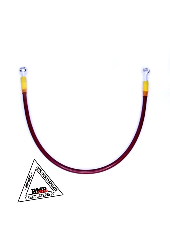 Шланг гидравлический тормозной (армированный) L= 500 d=10мм красный 