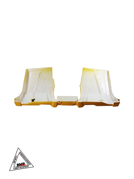 Пластик основной задний ATV WILD TRACK LUX желтый