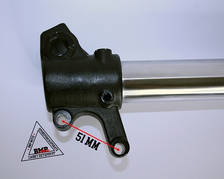 Амортизатор передний L=810 d48x51 (перья, компл.) KAYO T2