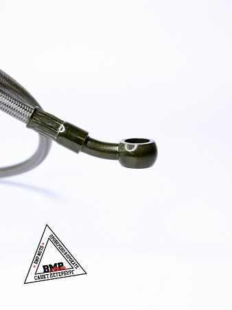 Шланг гидравлический тормозной (армированный) L= 700 d=10мм серый (8040) BMP-moto