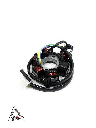 Статор генератора 161QMK 200см3 (AC 6 катушек) с реверсом
