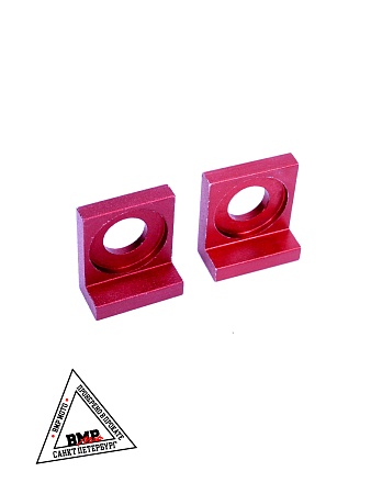 Натяжитель приводной цепи CNC красный (компл. лев+прав) BMP-moto