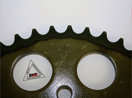 Венец, звезда ведомая (520-41) сталь, закаленные зубья CG/CB 4х90х58 BMP-moto