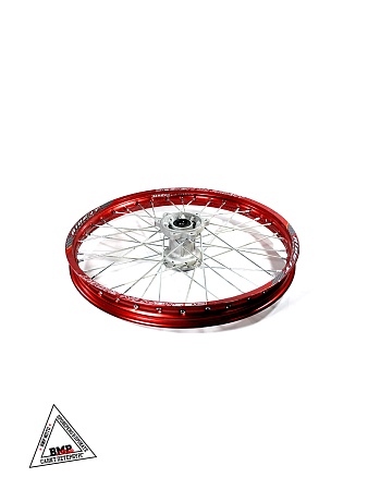 Обод передний 21" (1,60-R21 d=20мм) алюминий/красный KAYO с 2014г. 115x101x6