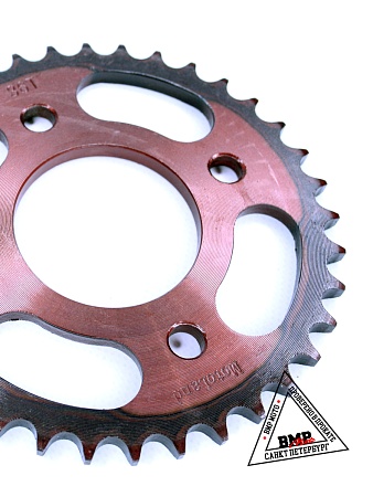 Венец, звезда ведомая (428-36) CG/CB 4х90х58 красная