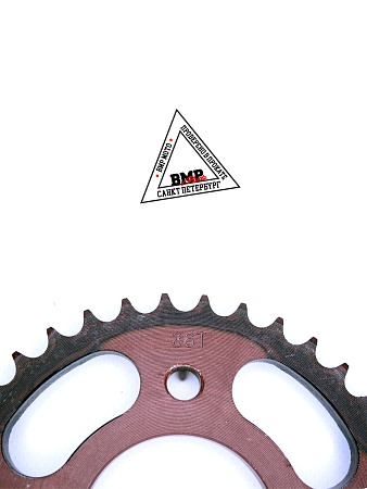 Венец, звезда ведомая (428-36) CG/CB 4х90х58 красная