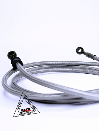 Шланг гидравлический тормозной (армированный) L=1700 d=10мм серый  BMP-moto