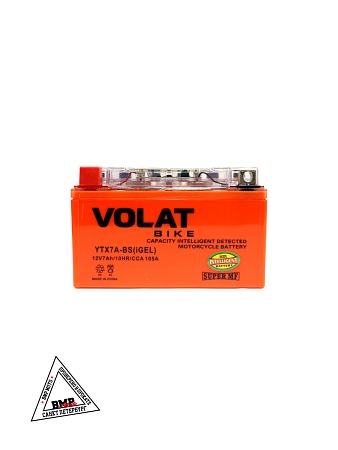 Аккумуляторная батарея 7Ah Volat YTX7A-BS(MF) L+
