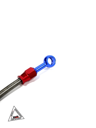 Шланг тормозной армированный L-1000 mm M10/прямой - M10/90