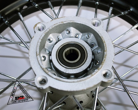 Обод задний 12&quot; (1,85-R12 d=15mm) сталь/черный (4х99,5х76/4х92х76, диск/звезда)