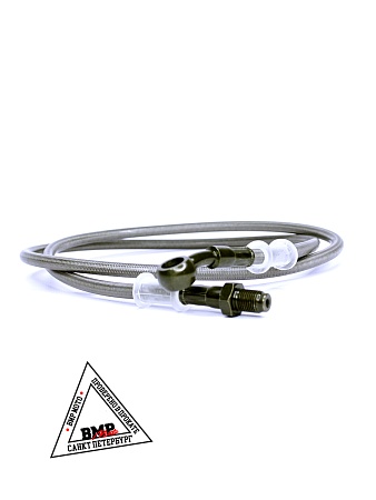 Шланг гидравлический тормозной переднй L=1100мм (штуцер с резьбой) (5847)