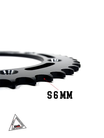 Звезда ведомая стальная GR1, GR7 (JT R897) 520-40