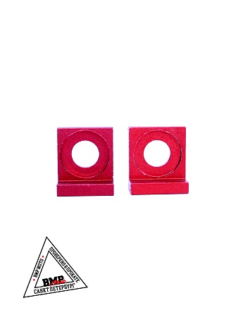 Натяжитель приводной цепи CNC красный (компл. лев+прав) BMP-moto