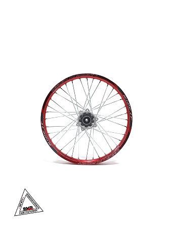 Обод передний 21" (1,60-R21 d=15mm) алюминий/красный XR250