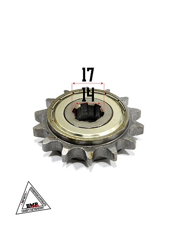 Звезда трансмиссии ведущая Alpha, Delta 428-14T с обгонной муфтой "KOMATCU" (C-2651 )