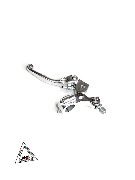 Рычаги тормоз + сцепления складные c силиконовыми накладками в сборе питбайк / мотоцикл / Красные