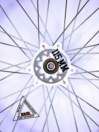 Диск передний 21" для мотоцикла (1,60-R21 d=15mm) сталь/хром 6x115x102