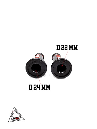 Ручки руля РТ #2 красные