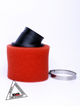Фильтр возд. нулевик #2 (d=42mm) поролон красный