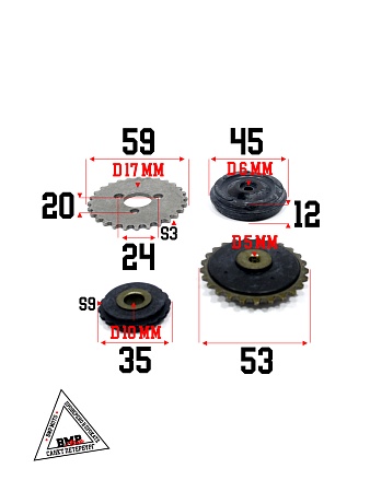Натяжитель цепи ГРМ ATV110 (комплект)