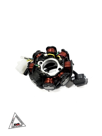 Статор генератора 157QMJ 150см3 (7+1 катушка)