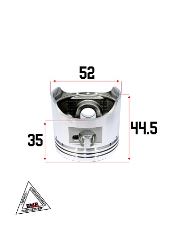 Цилиндро-поршневая группа 4Т двиг. 153FMI (эл.стартер) d-52.4 p-13