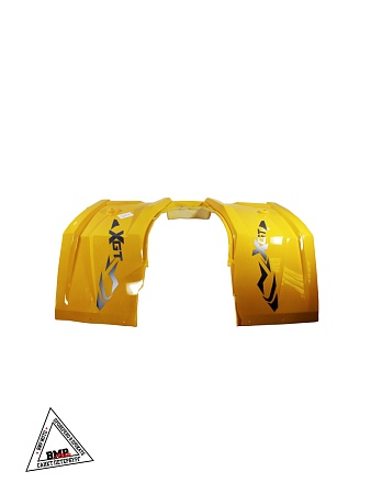 Пластик основной задний ATV WILD TRACK LUX желтый