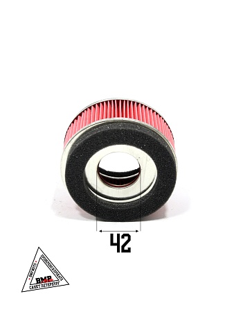 Фильтрующий элемент возд. (КРУГЛЫЙ) 152QMI,157QMJ, 4T скутер, GY6 125,150сс, NIRVANA, PALADIN, VOLCA