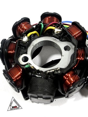 Статор генератора 157QMJ 150см3 (7+1 катушка)