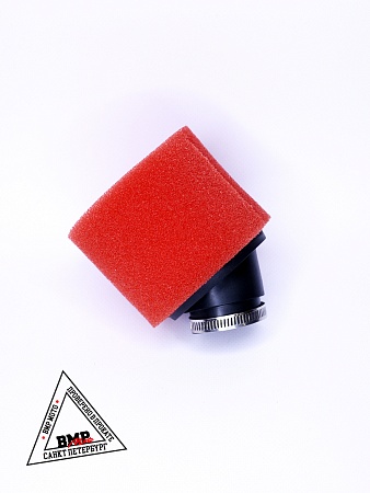 Фильтр возд. нулевик #2 (d=32mm) поролон красный