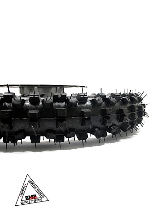 Обод 14" передний сталь с резиной 60/100-14" (d15mm, торм. диск 220мм) черный