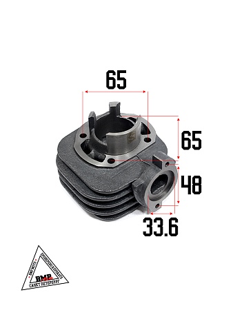 Цилиндро - поршневая группа 2T Suzuki Let's-50cc, D41.00мм (SEE) (00005574)