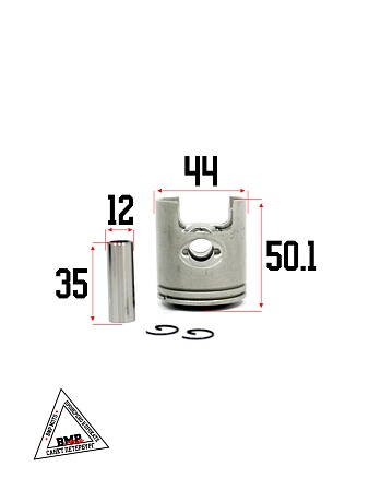 Цилиндро - поршневая группа 2T Honda DIO-ZX65сс, AF34/35, D44.00мм (SEE) (00005566)