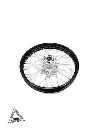 Обод задний 17" (1,85-R17 d=15mm) сталь/черный (6x128x68/4x65.5x50) (звезда/диск)