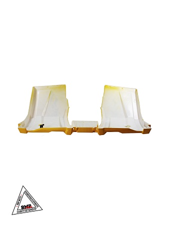 Пластик основной задний ATV WILD TRACK LUX желтый