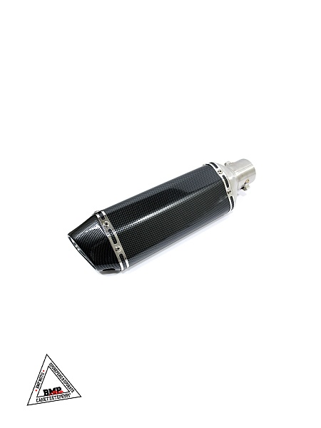 Глушитель AKROPOVIC #4 (L=370) шестигранный карбон
