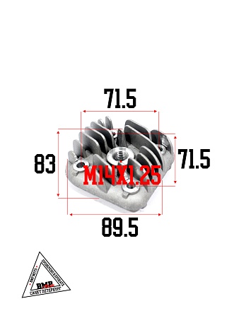 Цилиндро - поршневая группа 2T STELS QJ- 70cc, 1E40QМB, D47.00мм (p-12мм) с ГОЛОВКОЙ (SEE) (00005570