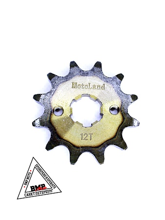 Звезда ведущая (520-12) 20мм сталь, закаленные зубья BMP-moto