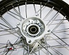 Обод задний 14&quot; (1,85-R14 d=15mm) сталь/черный 4x92x76/4x100x76 (звезда/диск)