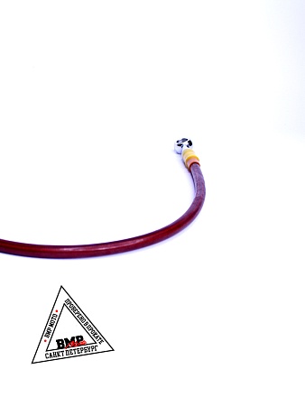 Шланг гидравлический тормозной (армированный) L= 500 d=10мм красный 