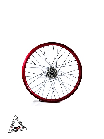 Обод передний 21" (1,60-R21 d=15mm) алюминий/красный XR250