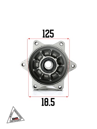 Ступица задняя 250-6R 36H 25мм литая BSE Z2 J1, J2 Z4 Z5 