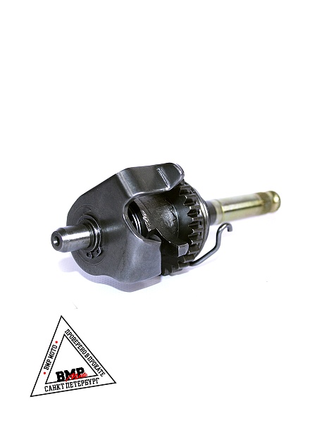 Вал кикстартера в сборе 172FMM-3A (CB250-F)